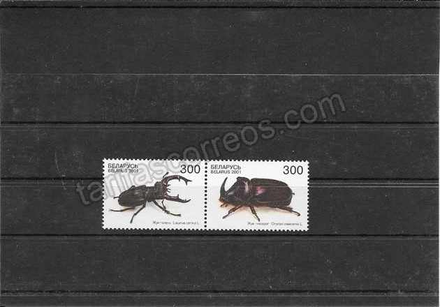 enviar paquetes desde - valor sellos filatelia fauna coleopteros de Bielorusia