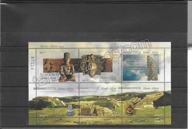 valor y precio Colección sellos Patrimonio-Arqueología México
