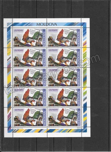 valor y precio Colección sellos Tema Europa Moldavia-2010-02