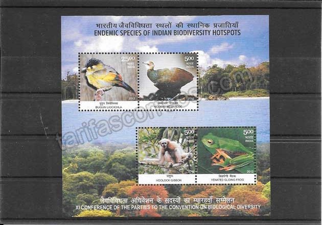 enviar paquetes desde - valor sellos  fauna endémica del país
