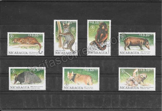 valor y precio Colección sellos serie de fauna salvaje