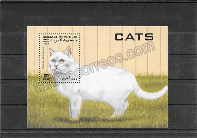 valor y precio Colección sellos fauna gato