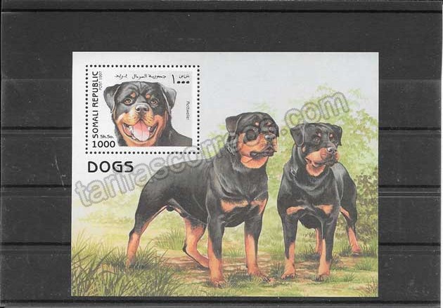 valor y precio Colección sellos fauna - perros Somalia-1997-03