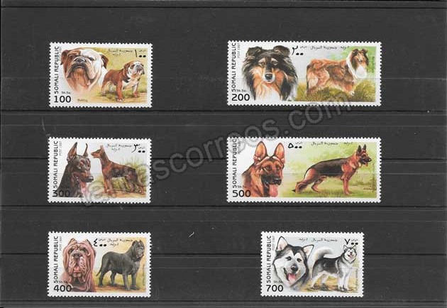 valor y precio Colección sellos fauna -serie y hojita fauna - perros
