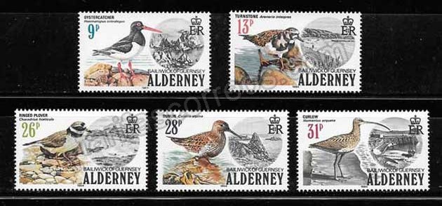 valor y precio Colección sellos Fauna de Alderney 1984