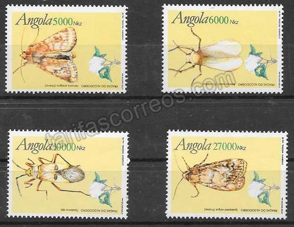 valor y precio Colección sellos fauna 1994 Angola