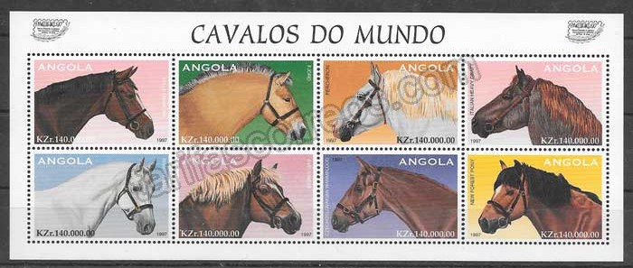 enviar paquetes desde - valor sellos fauna angola 1997