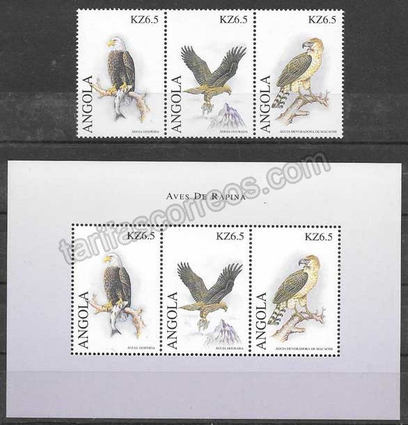 enviar paquetes desde - valor sellos fauna Angola