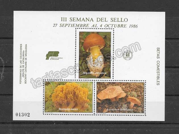 enviar paquetes desde - valor sellos Barcelona-1986-01