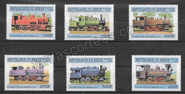 enviar paquetes desde - valor sellos locomotoras antiguas del año 1998