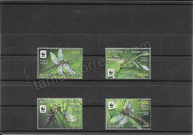 enviar paquetes desde - valor sellos tema fauna las libelulas