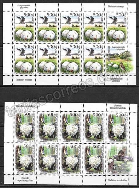 valor y precio Colección sellos hongos bielorrusia 2010