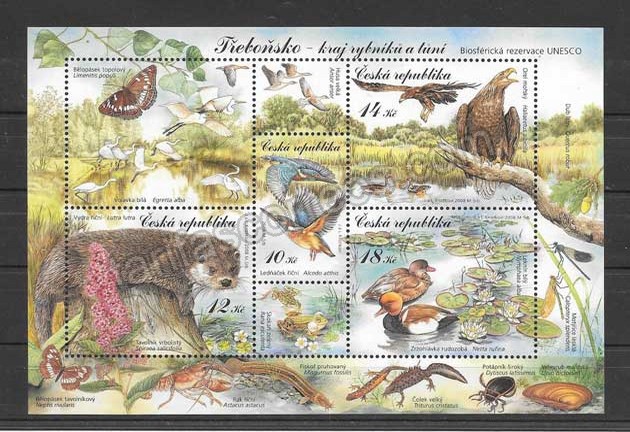 enviar paquetes desde - valor sellos Filatelia protección de la naturaleza.