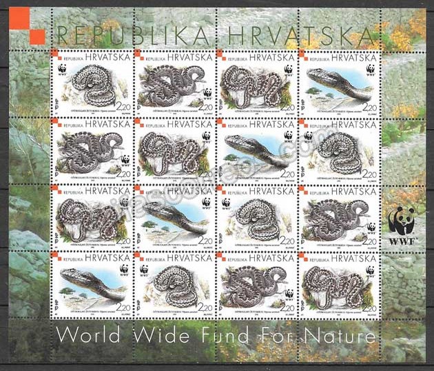enviar paquetes desde - valor sellos de Fauna Croacia 1999