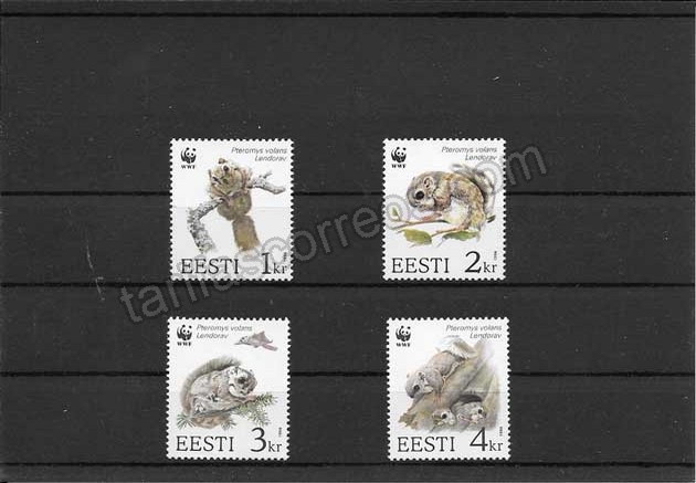 enviar paquetes desde - valor sellos Filatelia serie de fauna protegida