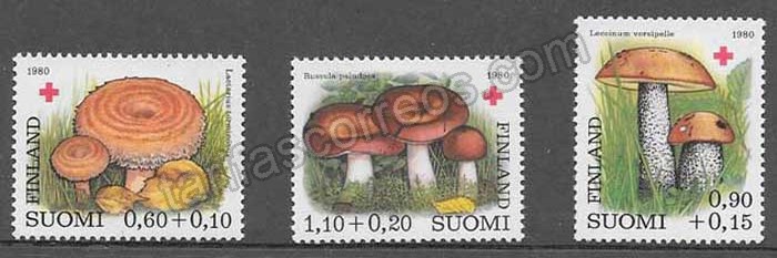 enviar paquetes desde - valor sellos setas Finlandia 1980