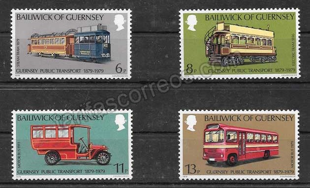 Filatelia sellos transporte ferroviario del país 1979