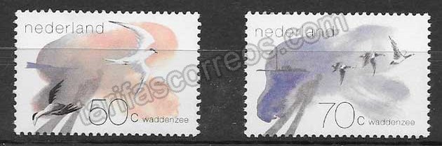 enviar paquetes desde - valor sellos fauna Holanda 1982