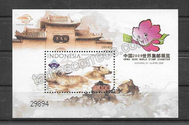 enviar paquetes desde - valor sellos filatelia año chino lunar búfalo III