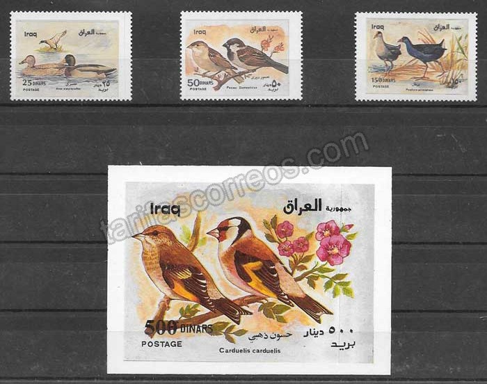 Filatelia fauna Irak
