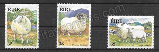 enviar paquetes desde - valor sellos filatelia Fauna Irlanda 1991