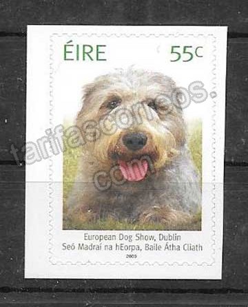enviar paquetes desde - valor sellos Fauna perro  Irlanda 2009