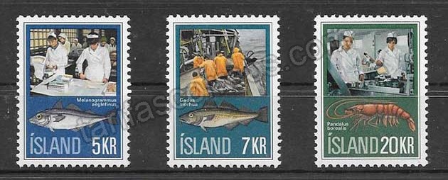 comprar Estampillas pesca Islandia 1971