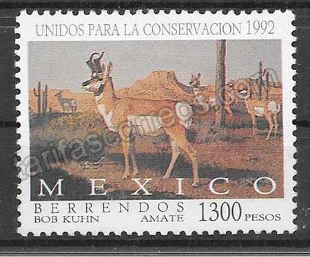enviar paquetes desde - valor sellos colección fauna México 1992