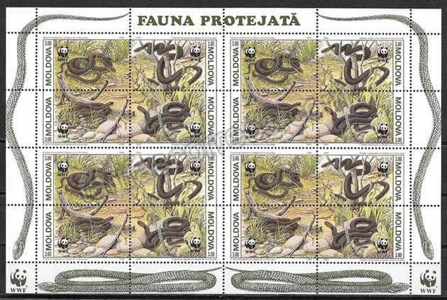 valor y precio Colección sellos fauna Moldavia 1993