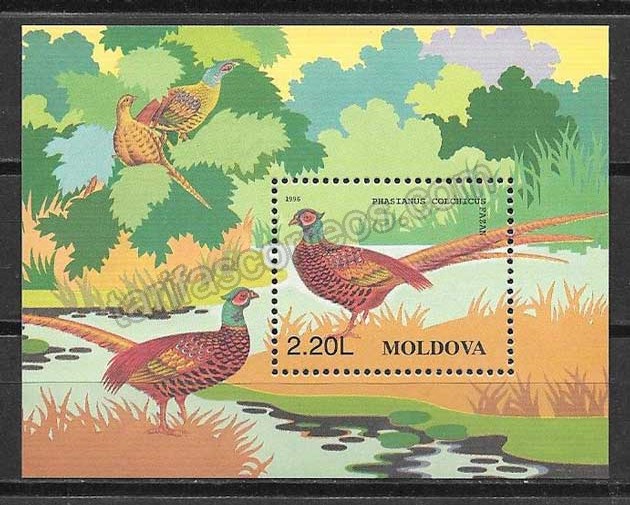 enviar paquetes desde - valor sellos fauna Moldavia 1996