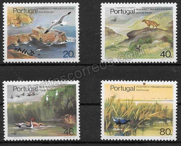 valor y precio Colección sellos fauna Portugal 1985
