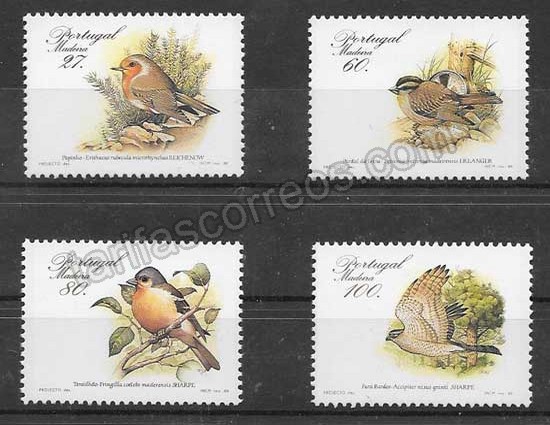 enviar paquetes desde - valor sellos fauna regional Madeira 1988