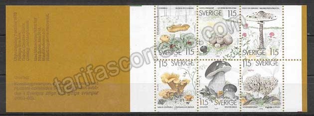 comprar Estampillas flora - setas Suecia 1978