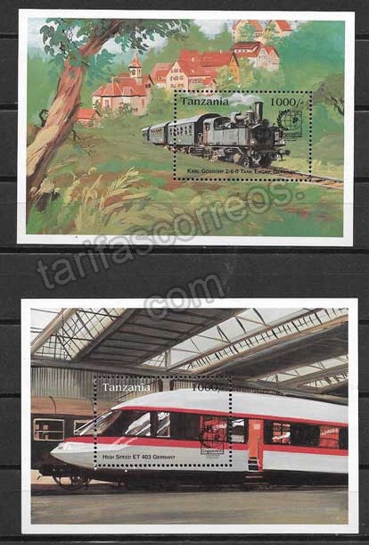 Filatelia sellos trenes trenes antiguos y modernos