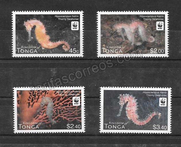 valor y precio Colección sellos serie de fauna protegida