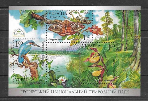 valor y precio Colección Sellos  fauna y flora de ucrania 2003