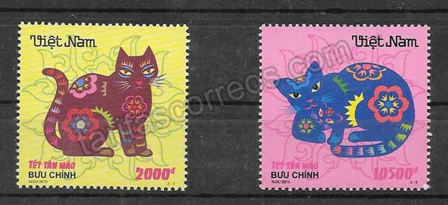 enviar paquetes desde - valor sellos Viet-Nam-2010-01