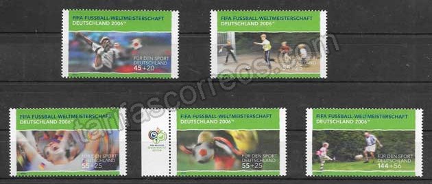 enviar paquetes desde - valor sellos Filatelia  copa del mundo de futboll