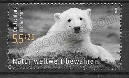 valor y precio Colección sellos tema fauna - oso polar