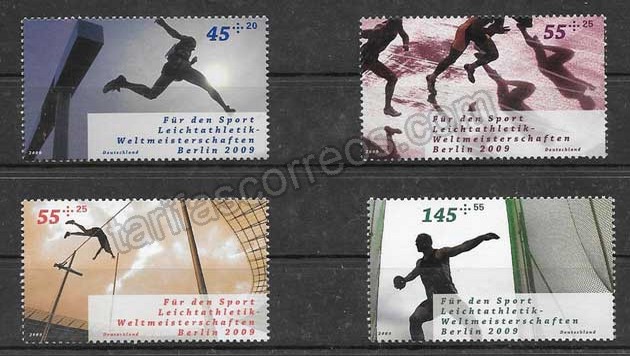valor y precio Colección sellos diferentes eventos deportivos