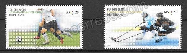 valor y precio Colección sellos disciplinas deportivas Alemania 2010