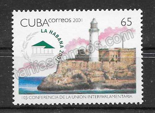 valor y precio Colección sellos Faro de Cuba 2001