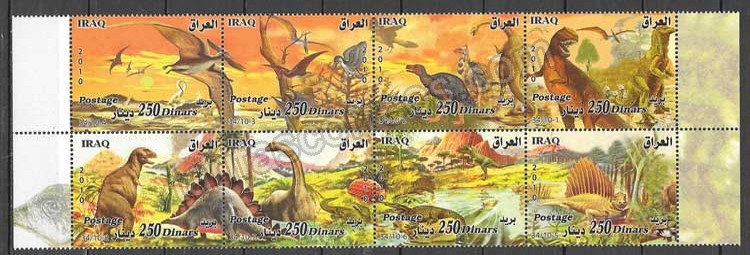 enviar paquetes desde - valor sellos colección fauna Iraq 2010
