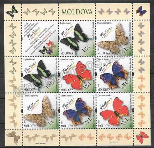 enviar paquetes desde - valor sellos Filatelia Moldavia-2013-03