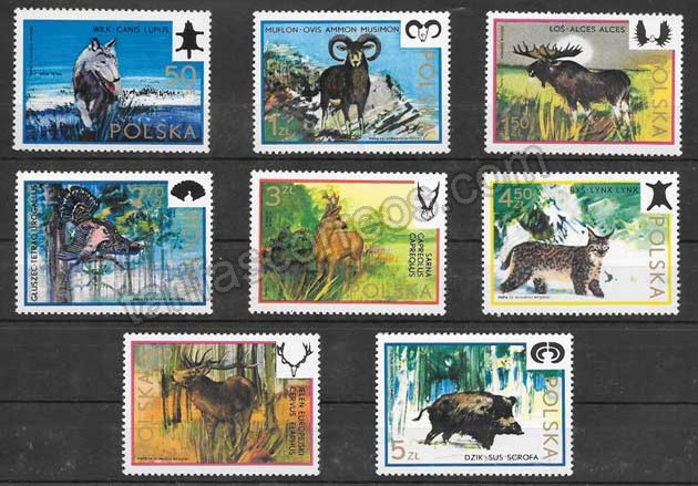 valor y precio Colección sellos fauna diversa 1973