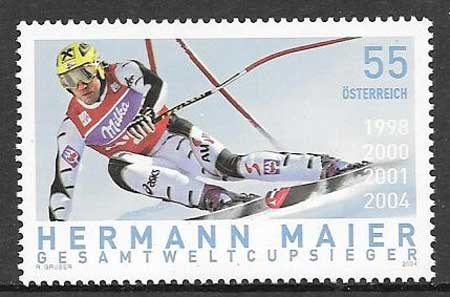 valor y precio Colección sellos deporte Austria 2004