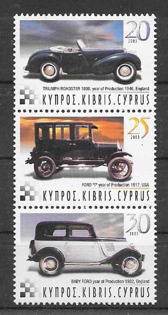 valor y precio Colección sellos transporte Chipre 2003