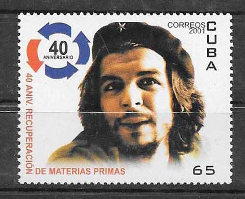 Filatelia sellos Cuba-2001-09
