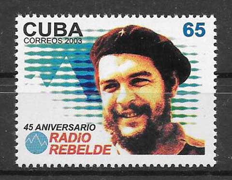 enviar paquetes desde - valor sellos El Che Cuba-2003-03