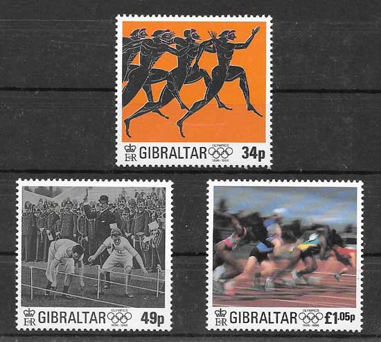 enviar paquetes desde - valor sellos Juegos Olímpicos modernos